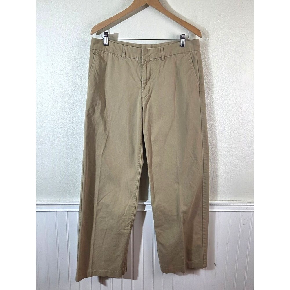 Levi's Baggy Trousers Womens 31x31 Khaki Wide Leg Chino Pants Tan Preimum LEVI'S
